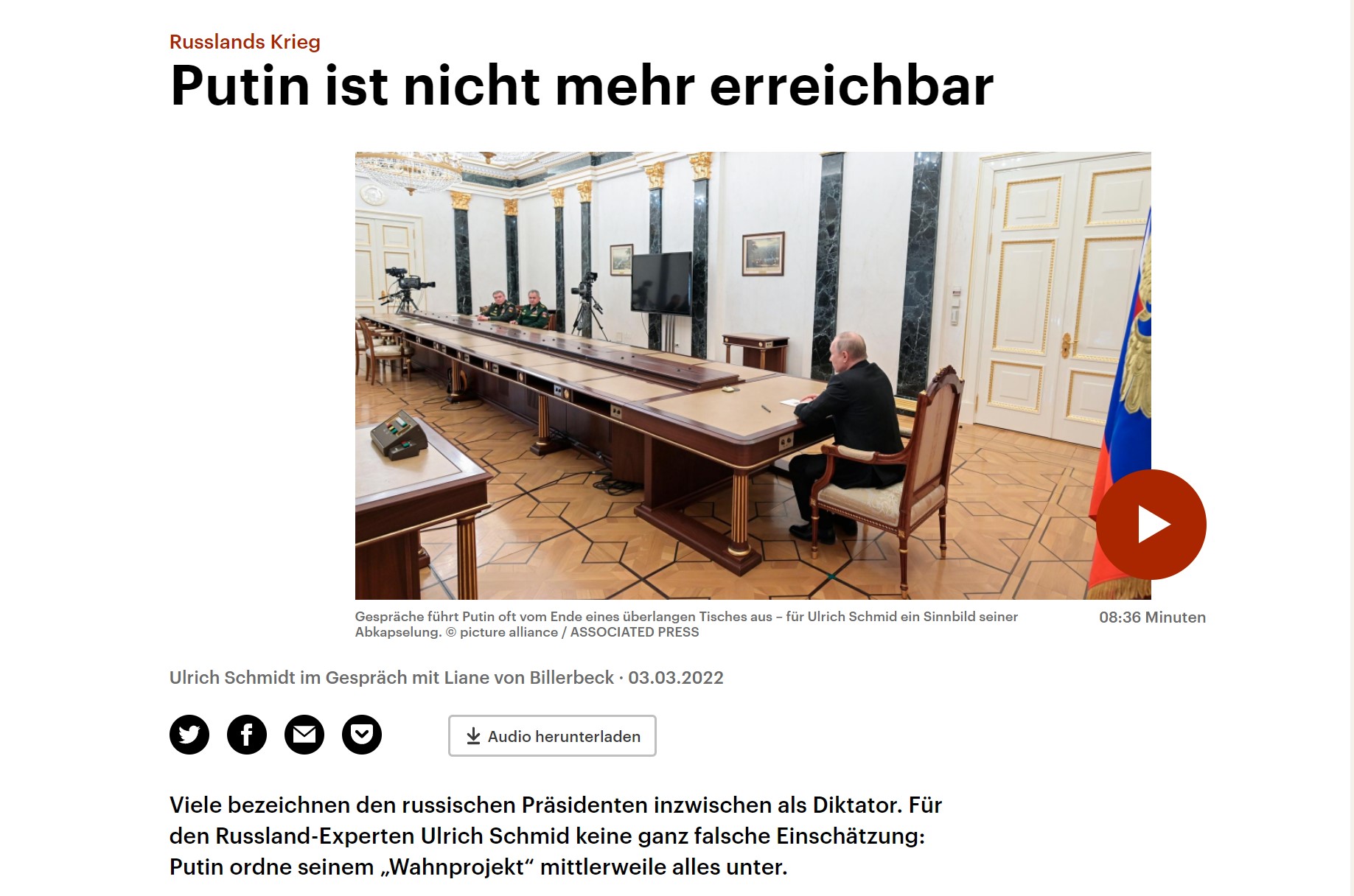 Deutschlandfunk-Kultur-Putin-TIsch